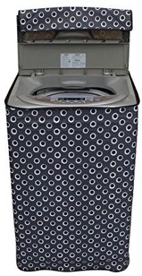 KingMatters Top Loading Washing Machine  Cover(Width: 64 cm, Blue, White)