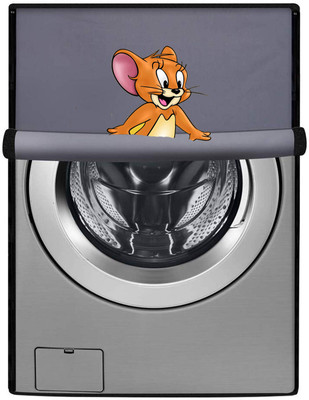 MMGRN Front Loading Washing Machine  Cover(Width: 66.6 cm, Grey)