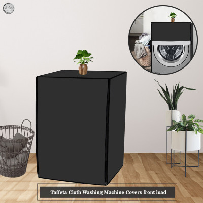 Archistylo Front Loading Washing Machine  Cover(Width: 66.04 cm, Black)