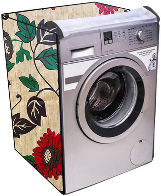 Archistylo Front Loading Washing Machine  Cover(Width: 69 cm, Orange, red)