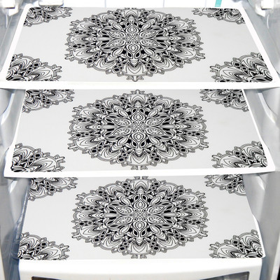 LooMantha Fridge Mat(Width: 43 cm, Black)