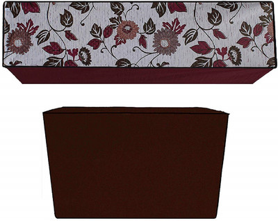 KingMatters Air Conditioner  Cover(Width: 125 cm, Grey, Brown)
