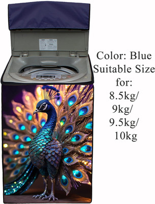 Declooms Top Loading Washing Machine  Cover(Width: 64 cm, Navy Blue)