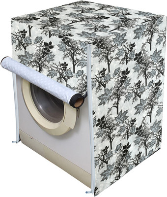 Woah Front Loading Washing Machine  Cover(Width: 58.4 cm, Grey Leaf)