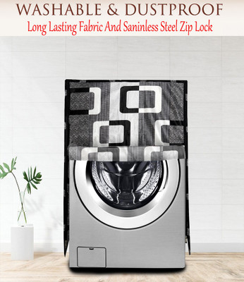 Flipkart SmartBuy Front Loading Washing Machine  Cover(Width: 55 cm, BLACK)