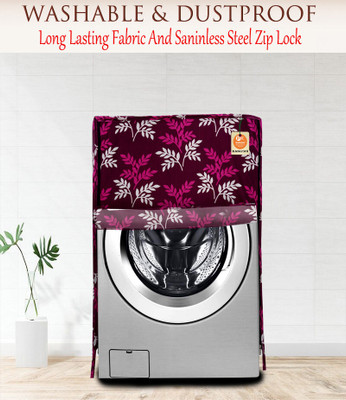 Kanushi Industries Front Loading Washing Machine  Cover(Width: 58 cm, Purple)