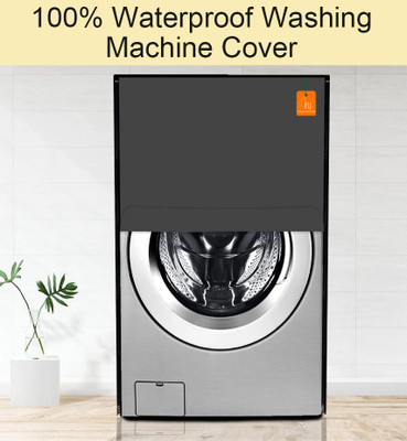 RELOOK INDUSTRIES Front Loading Washing Machine  Cover(Width: 58 cm, Grey)