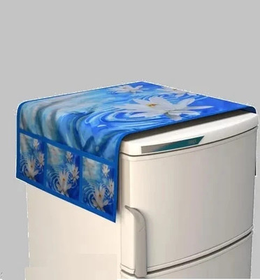 BHOLA PARVATI TRADING Fridge Mat(Width: 39 cm, Blue)