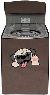 Archistylo Top Loading Washing Machine  Cover(Width: 77 cm, Brown)