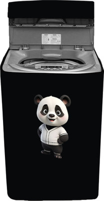 Amodori Top Loading Washing Machine  Cover(Width: 61 cm, Black, Pink)