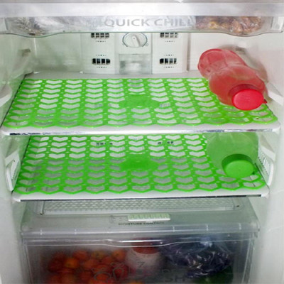 KUBER INDUSTRIES Fridge Mat(Width: 46 cm, Green)
