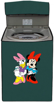 Delideal Top Loading Washing Machine  Cover(Width: 77 cm, Green)