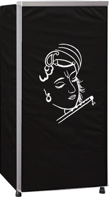 RG MART Refrigerator  Cover(Width: 58 cm, BLACK)