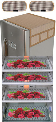 DPA Collection Refrigerator  Cover(Width: 54 cm, Maroon)