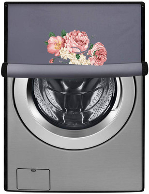 SAVEIIT Front Loading Washing Machine  Cover(Width: 67.6 cm, Grey)