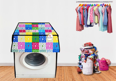 GURU-ISHMA Front Loading Washing Machine  Cover(Width: 53.34 cm, multicolour)