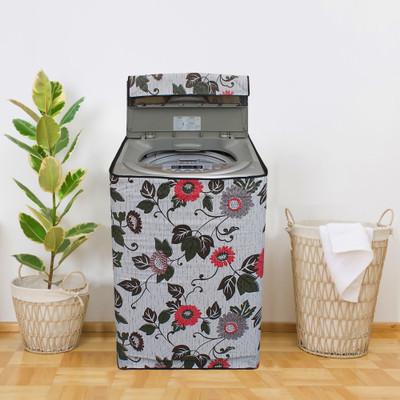 Glassiano Top Loading Washing Machine  Cover(Width: 58.42 cm, White)