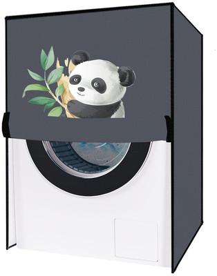 Delideal Front Loading Washing Machine  Cover(Width: 56 cm, Grey)