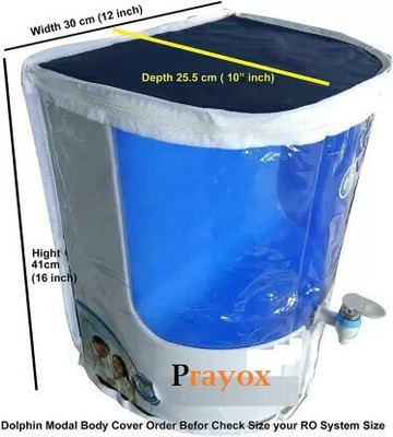 JSR AQUA Water Purifier  Cover(Width: 30 cm, Blue)