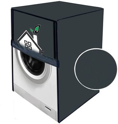 JM Homefurnishings Front Loading Washing Machine  Cover(Width: 64 cm, Grey)
