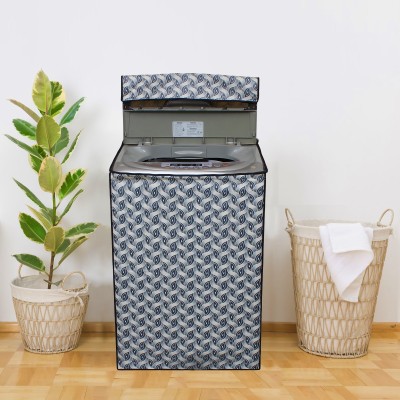 Glassiano Top Loading Washing Machine  Cover(Width: 58.42 cm, Blue, Grey)