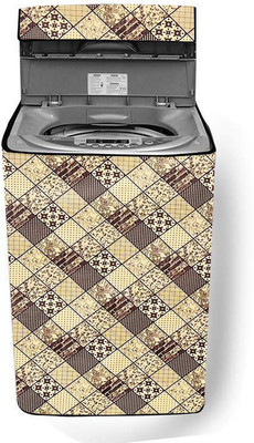 SAVEIT Top Loading Washing Machine  Cover(Width: 58 cm, Yellow, Brown)