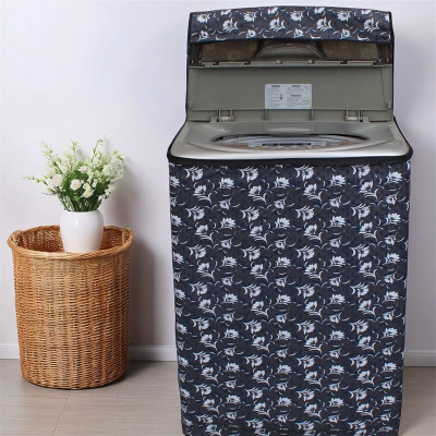 SANRAKSSHAN Top Loading Washing Machine  Cover(Width: 58.42 cm, White, Grey)