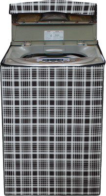 LITHARA Front Loading Washing Machine  Cover(Width: 66.04 cm, Black, Grey)