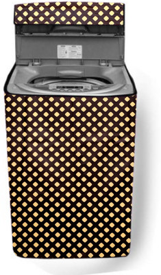 Nitasha Top Loading Washing Machine  Cover(Width: 99 cm, Yellow, Black)