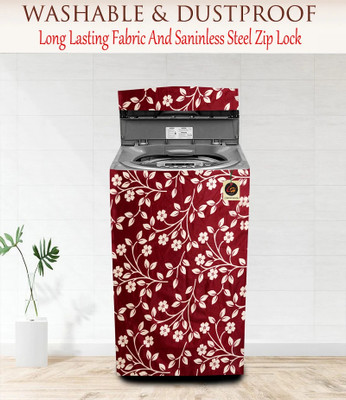Comfort House Top Loading Washing Machine  Cover(Width: 55 cm, Maroon)