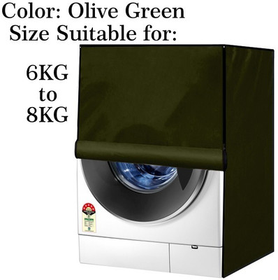 Declooms Front Loading Washing Machine  Cover(Width: 61 cm, Green)