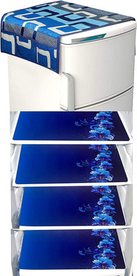 LooMantha Fridge Mat(Width: 55 cm, Blue)