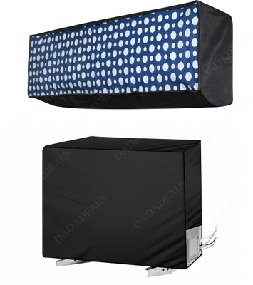 DADADEALS Air Conditioner  Cover(Width: 111.76 cm, Blue)