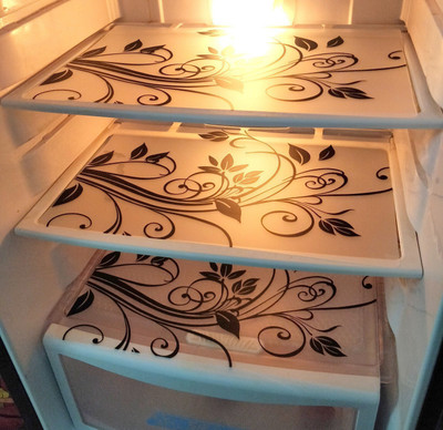 LooMantha Fridge Mat(Width: 43 cm, White)