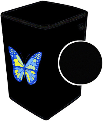 JM Homefurnishings Top Loading Washing Machine  Cover(Width: 60 cm, Black)