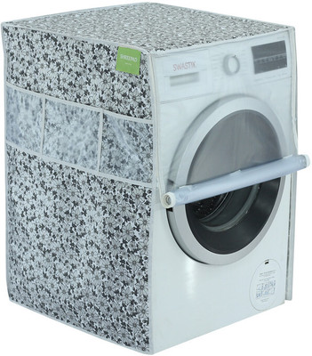Fab Genie Front Loading Washing Machine  Cover(Width: 60 cm, Silver)