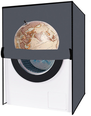 Delideal Front Loading Washing Machine  Cover(Width: 65 cm, Grey)