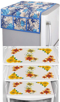 DPA Collection Refrigerator  Cover(Width: 54 cm, Yellow)
