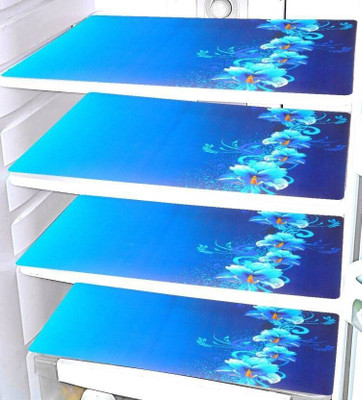Crosmo Fridge Mat(Width: 28 cm, Multicolor)