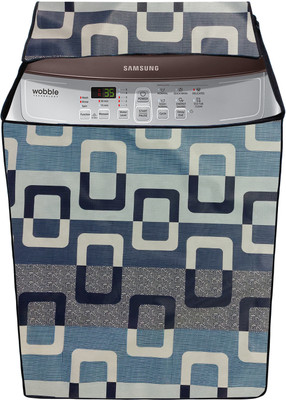 AAVYA UNIQUE FASHION Top Loading Washing Machine  Cover(Width: 63.7 cm, Blue,Grey)