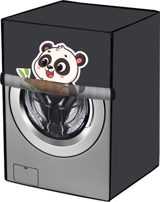 Amodori Front Loading Washing Machine  Cover(Width: 66 cm, Grey, Brown)
