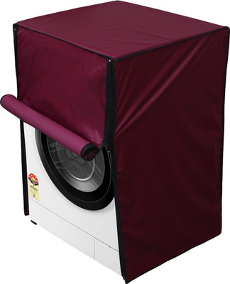 Star Weaves Front Loading Washing Machine  Cover(Width: 61 cm, Maroon)