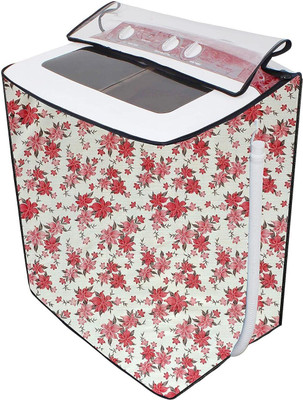 Crosia Craft Semi-Automatic Washing Machine  Cover(Width: 82 cm, Red)