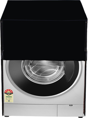 Delideal Front Loading Washing Machine  Cover(Width: 54 cm, Black)