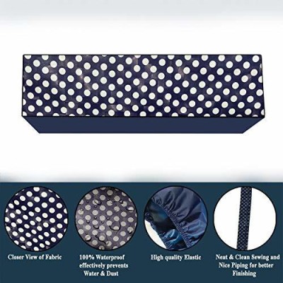 Dron Enterprise Air Conditioner  Cover(Width: 94 cm, Blue, White)