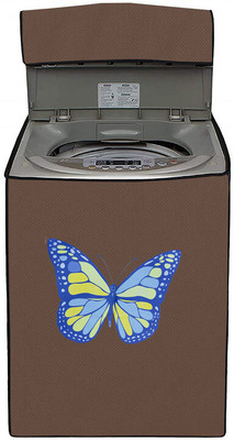 Delideal Top Loading Washing Machine  Cover(Width: 65 cm, Beige)