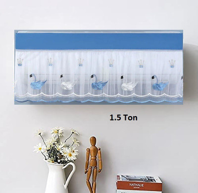 Sahaj Creation Air Conditioner  Cover(Width: 98 cm, sky blue)