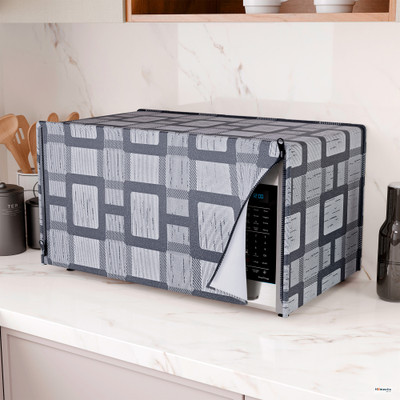 HOMESTIC Microwave Oven  Cover(Width: 53 cm, Grey)