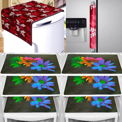KANUSHI Refrigerator  Cover(Width: 99 cm, maroon)