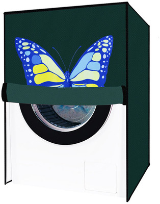 Delideal Front Loading Washing Machine  Cover(Width: 64 cm, Green)